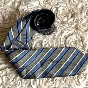 New Alexander Lloyd silk striped tie
